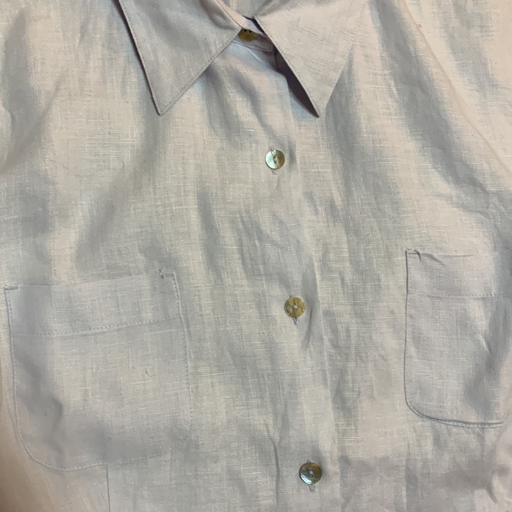 100%Irish Linen RICHARD MALCOM blouse - Picture 5 of 5